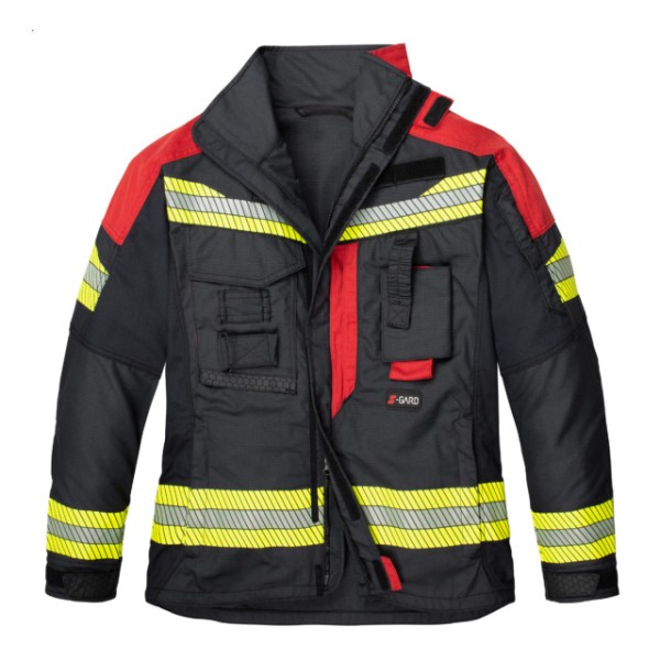 Jacke S-GARD RANGER 2.0, schwarzblau/rot m. Druck