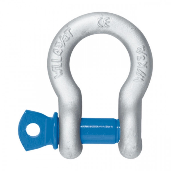 Schäkel 1/2'', geschweift, Form A, Typ W
