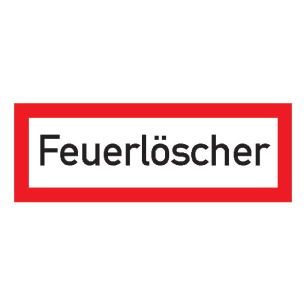 Hinweisschild Feuerlöscher