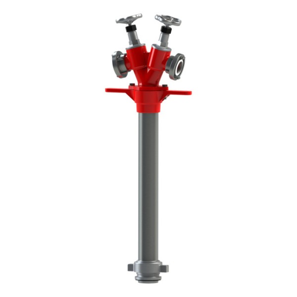 AWG Hydrantenstandrohr DN 80, Abgang 2 x C