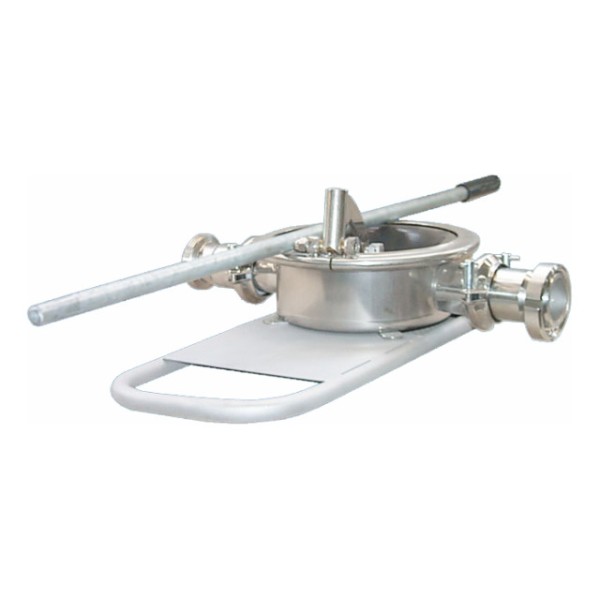 Handmembranpumpe mit Säurekupplungen DN 32