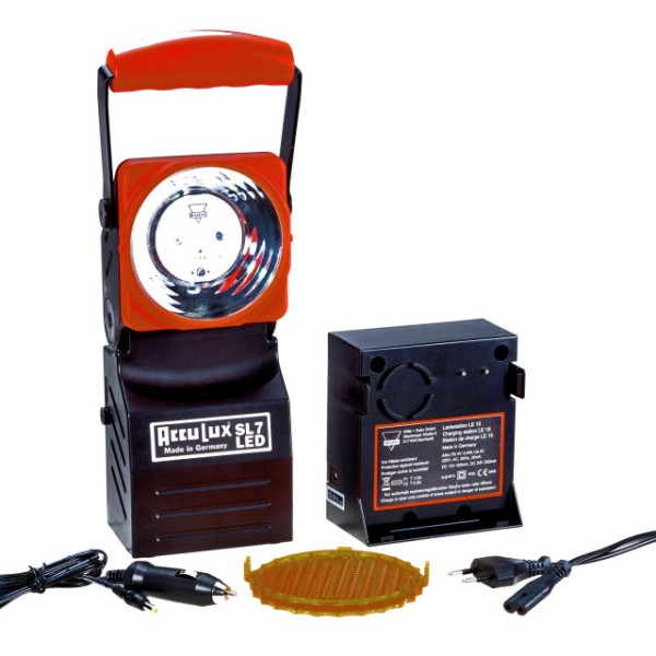 Handscheinwerfer AccuLux SL 7 LED, Set