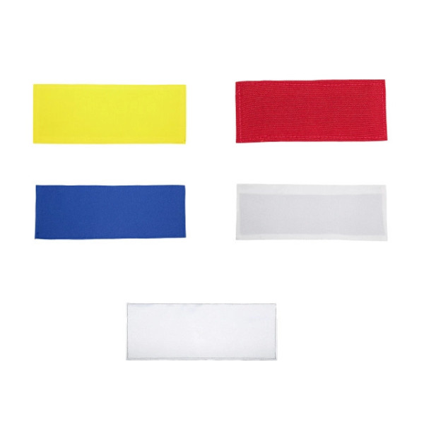 Brustschild KORNTEX 125x50 mm, weiß, mit Druck