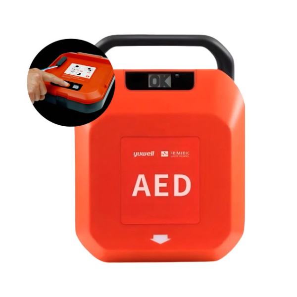 Primedic HeartSave Y, LCD-Anzeige, LTE + WLAN
