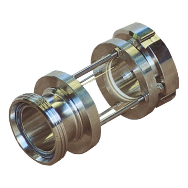 Schauglas DN 50, Säurekupplung DN 50