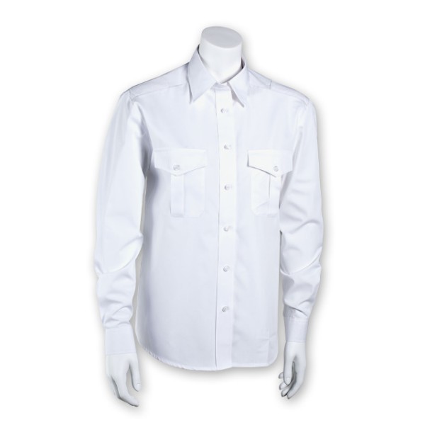 Dienstbluse NRW, weiß 1/1 Arm, nach