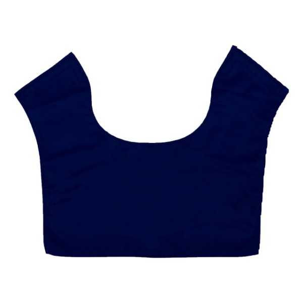 Schulterkoller blau für Einsatzjacken, Aramid