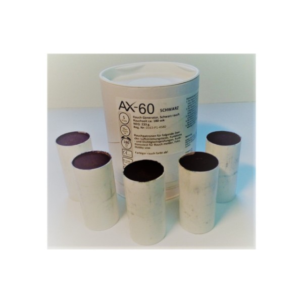 Übax-Rauchpatrone AX 60 für 55 m³ schwarzen Rauch