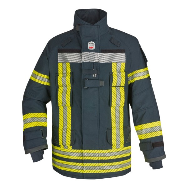 Überjacke X-Pro Comfort,schwarzblau, RA leuchtgelb