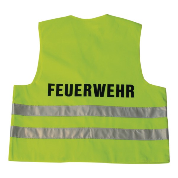 Warnweste, Klasse 2,leuchtgelb,Aufschrift indv.