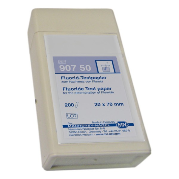 Fluorid-Textpapier, Packung mit 200