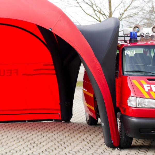 Vordach für Einsatzzelt X GLOO XD 4 PROTECT, schwa