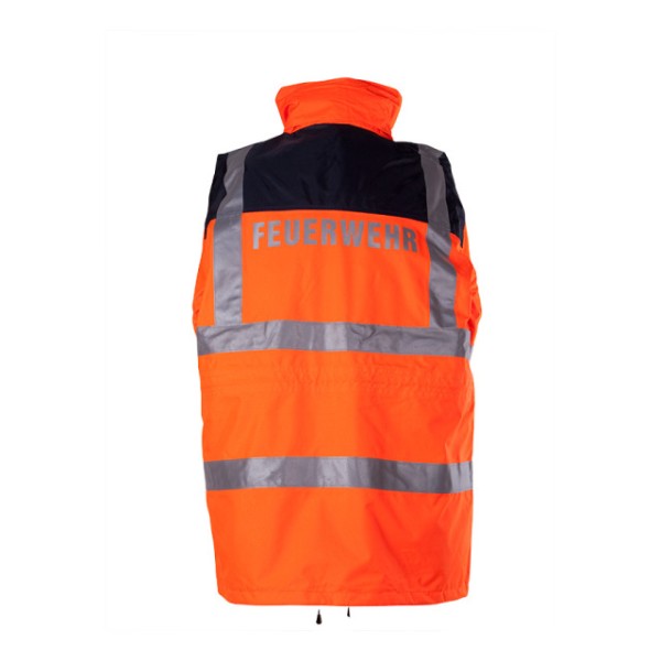 Rückenaufschrift zweizeilig FEUERWEHR