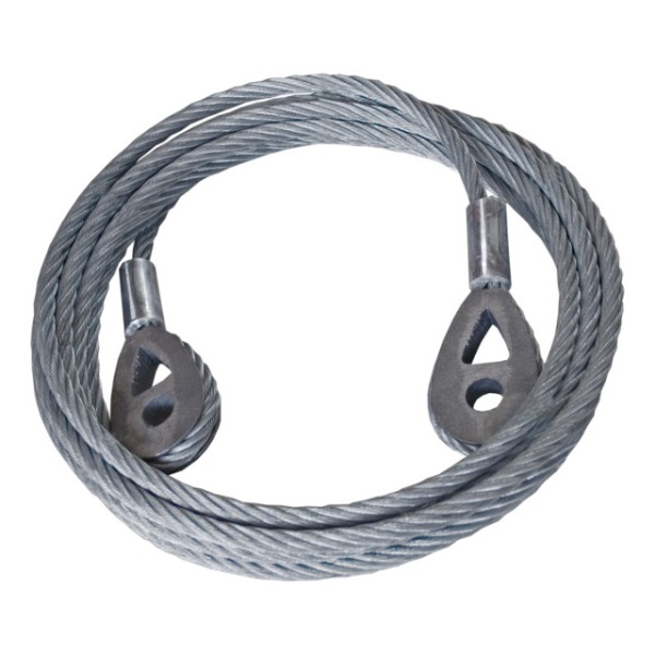 Drahtseil DIN EN 12385-4, Ø 16mm,7,5 m,Vollkausche