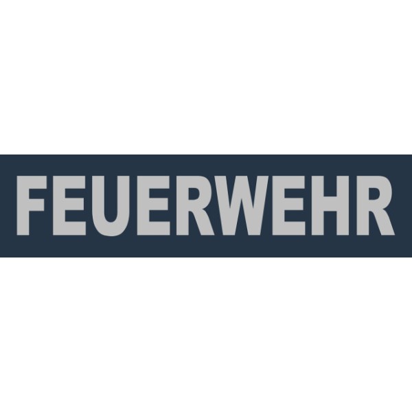Rückenaufdruck S-GARD, 3-zeilig, silber