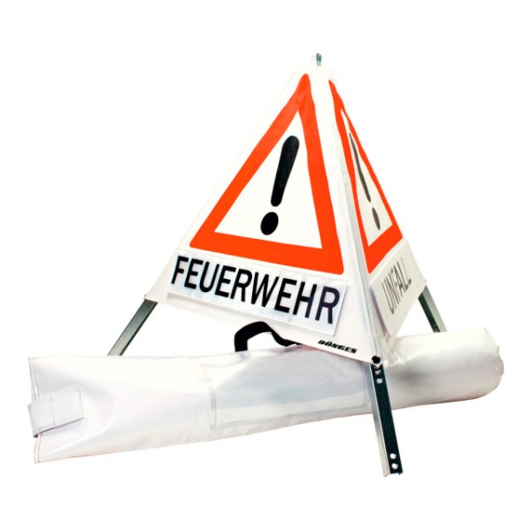 Faltsignal DÖNGES, weiß, 900 mm,
