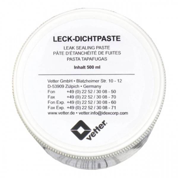 Leckdichtpaste VETTER, Dose mit 500 ml Inhalt