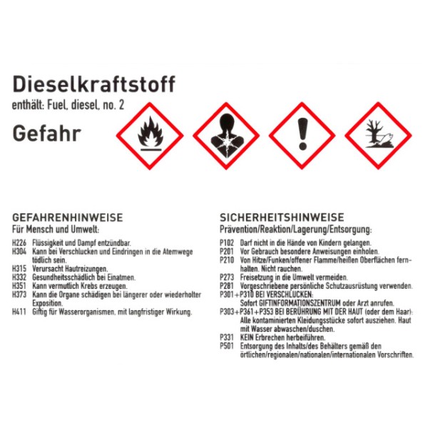 Gefahrstoffkennzeichnungsetikett