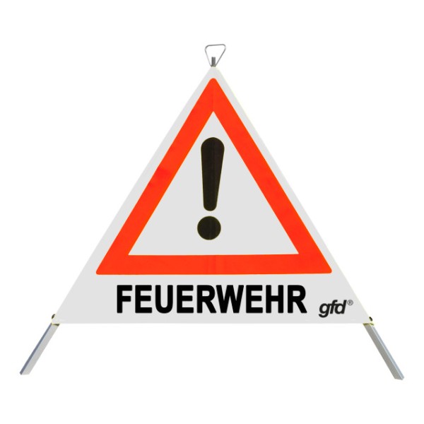 Faltsignal gfd, weiß