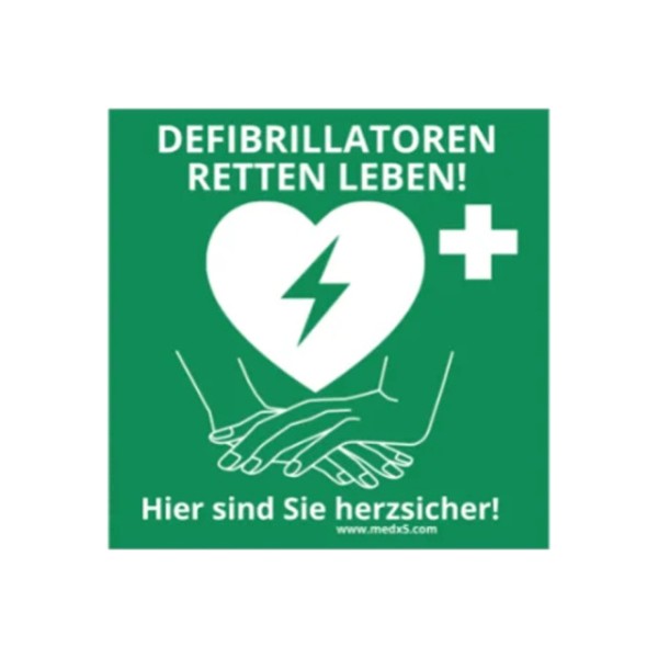 Standortaufkleber AED, Gr. S
