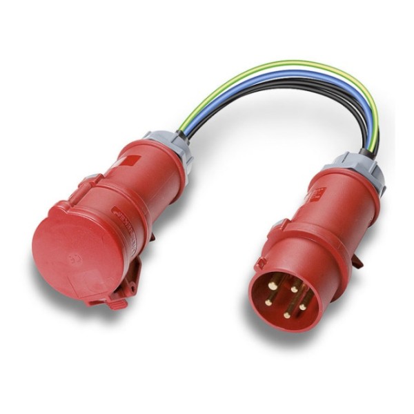 Messadapter 32 A CEE-Kupplung-CEE-Stecker