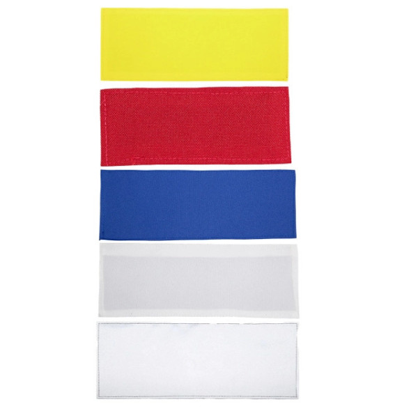 Rückenschild KORNTEX 255x100 mm, gelb, mit Druck