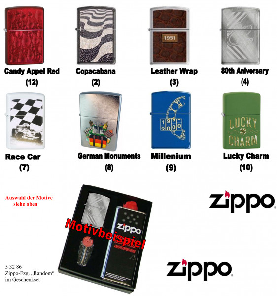 ZIPPO-FZG. im Geschenkset