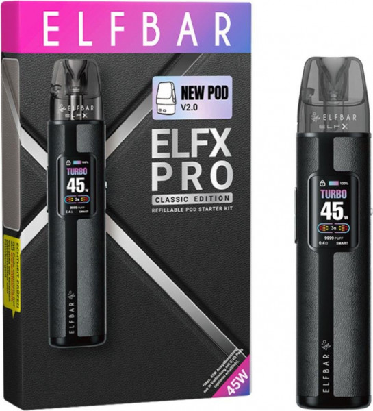 ELFBAR AKKU ELFX PRO BLACK