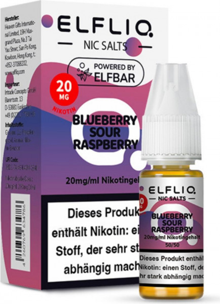 ELFLIQ-E-LIQUID, BL.SOUR RAS