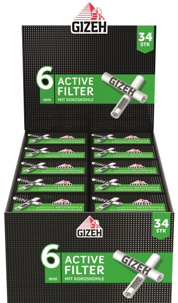 GIZEH BLACK ACTIVE SLIM FILT