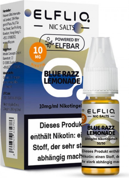 ELFLIQ-E-LIQUID, BLUE RAZZ L