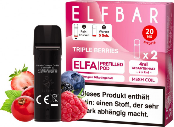 ELFBAR ELFA PODS-TRIP.BERRIE