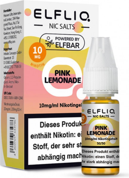 ELFLIQ-E-LIQUID, PINK LEMONA
