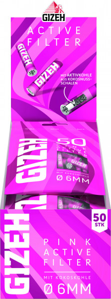 GIZEH PINK ACTIVE SLIM FILTE