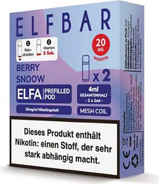 ELFBAR ELFA PODS-BLUEB.SNOOW