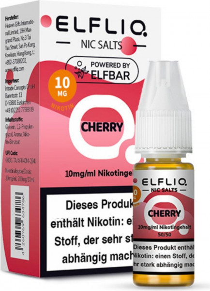 ELFLIQ-E-LIQUID, CHERRY