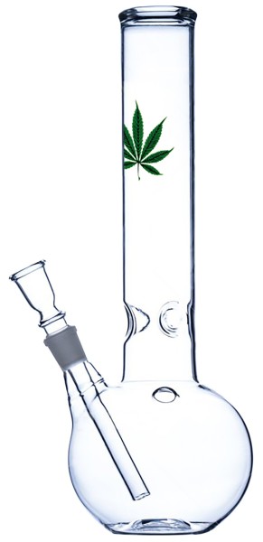 ATOMIC GLAS BONG LEAF 36CM
