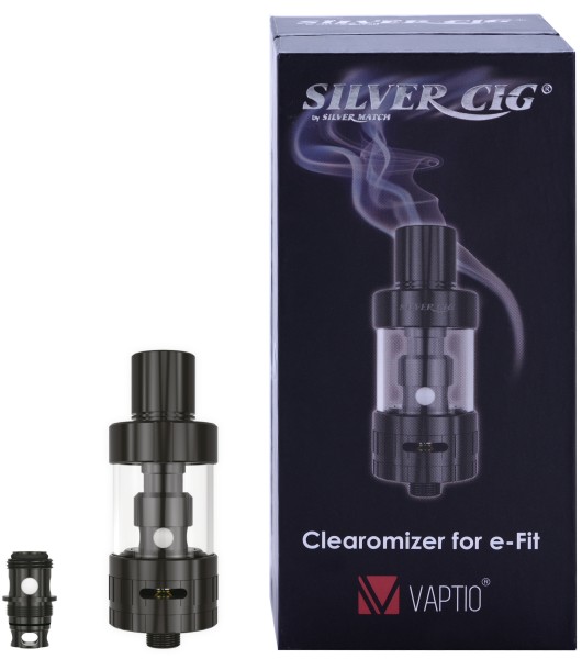 SILV.CIG Clearomizer schwarz