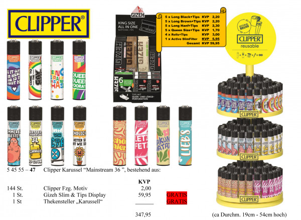 CLIPPER MAINSTREAM 36 AKTION