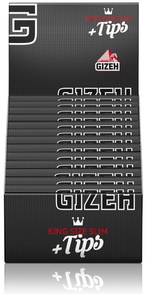GIZEH BLACK KING SIZE + TIPS