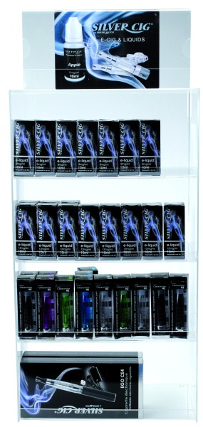 SILVER CIG. ACRYL DISPLAY