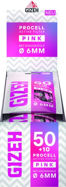 GIZEH ACTIVE PROCELL PINK