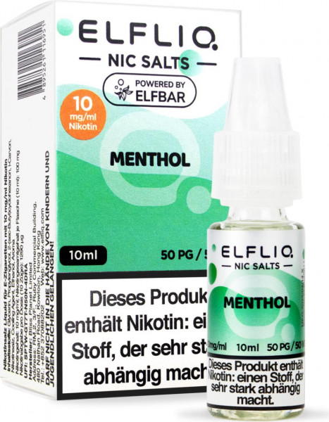 ELFLIQ-E-LIQUID, MENTHOL
