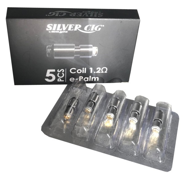 SILV.CIG COIL E-PALM, 5ER