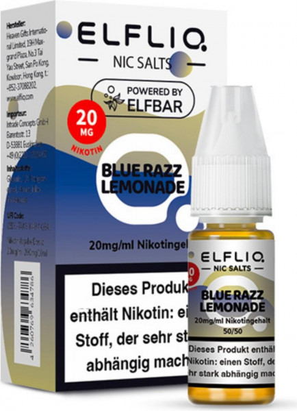ELFLIQ-E-LIQUID, BLUE RAZZ L