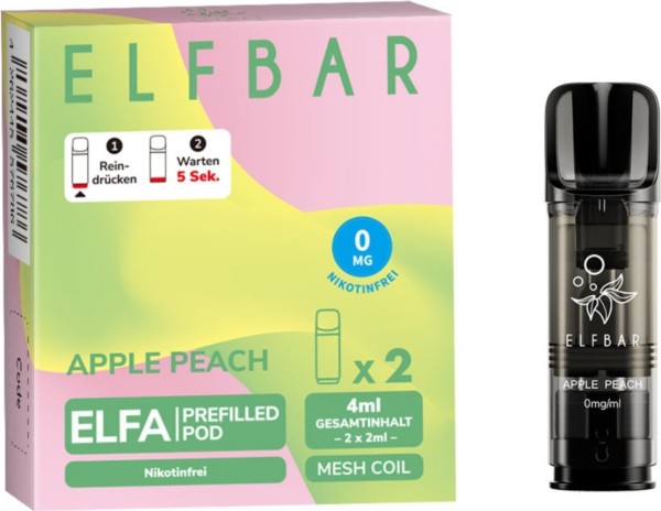 ELFBAR ELFA PODS-APPLE PEACH