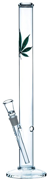 ATOMIC GLAS BONG LEAF 46CM